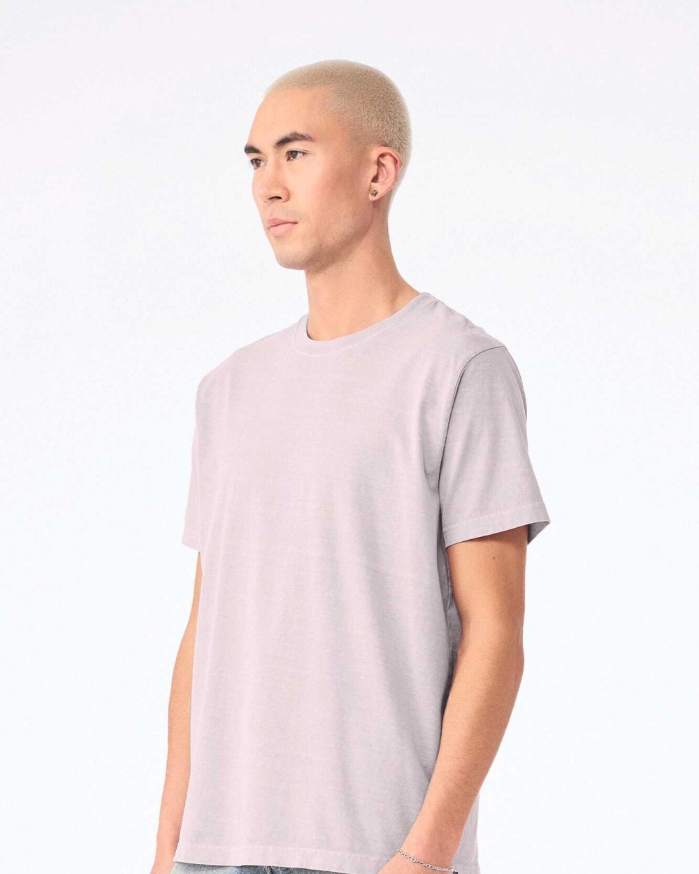 T-shirts BELLA-CANVAS Dik uniseks t-shirt met vintage wash voor bedrukking &amp; borduring