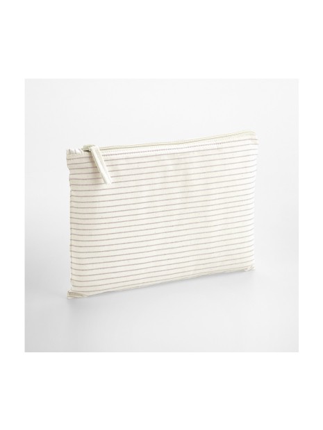 WESTFORDMILL STRIPED ORGANIC COTTON ACCESSORY POUCH /api/colors/2ddc7c31-bcaa-4c63-865e-a3b9ba645f67 personnalisable