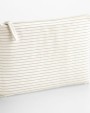 Sacs & Bagagerie personnalisable WESTFORDMILL STRIPED ORGANIC COTTON ACCESSORY POUCH