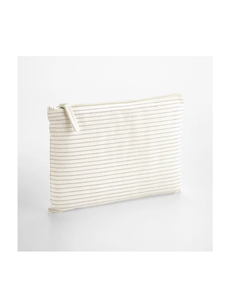 WESTFORDMILL STRIPED ORGANIC COTTON ACCESSORY POUCH /api/colors/2ddc7c31-bcaa-4c63-865e-a3b9ba645f67 personnalisable