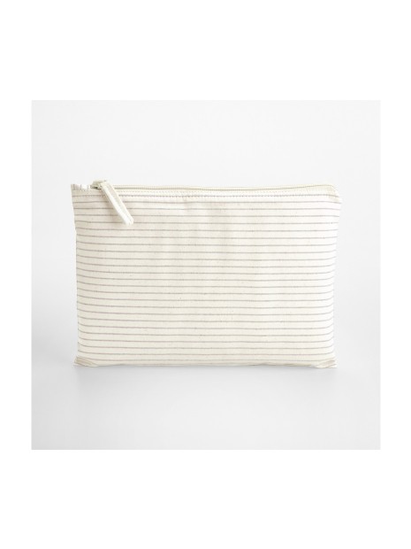 WESTFORDMILL STRIPED ORGANIC COTTON ACCESSORY POUCH /api/colors/2ddc7c31-bcaa-4c63-865e-a3b9ba645f67 personnalisable