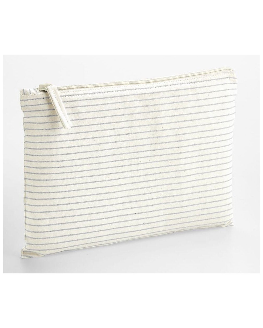 Sacs & Bagagerie personnalisable WESTFORDMILL STRIPED ORGANIC COTTON ACCESSORY POUCH