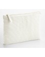 Tassen & Zakken WESTFORDMILL STRIPED ORGANIC COTTON ACCESSORY POUCH voor bedrukking &amp; borduring