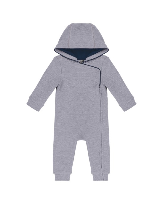 Articles bébés personnalisable Kariban Grenouillère bébé avec capuche