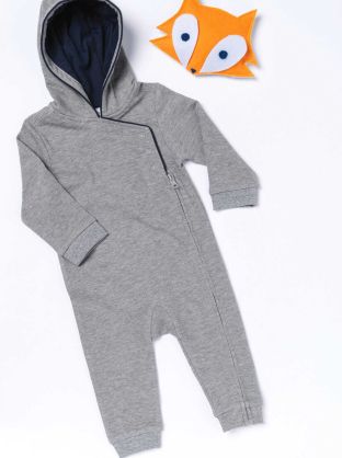 Grenouillère bébé avec capuche