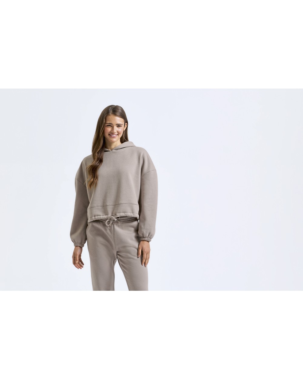 TRIDRI Women´s Cropped Oversize Hoodie Sweatshirts personalisierbar