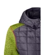 JAMES & NICHOLSON Ladies' Knitted Hybrid Jacket Jacken personalisierbar