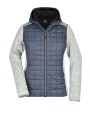 Vestes personnalisable JAMES & NICHOLSON Ladies' Knitted Hybrid Jacket