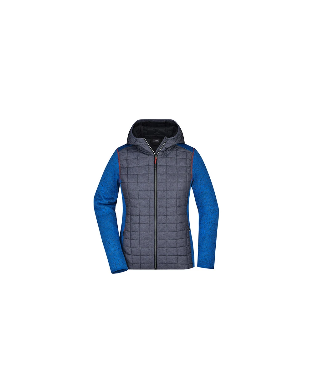JAMES & NICHOLSON Ladies' Knitted Hybrid Jacket Jacken personalisierbar