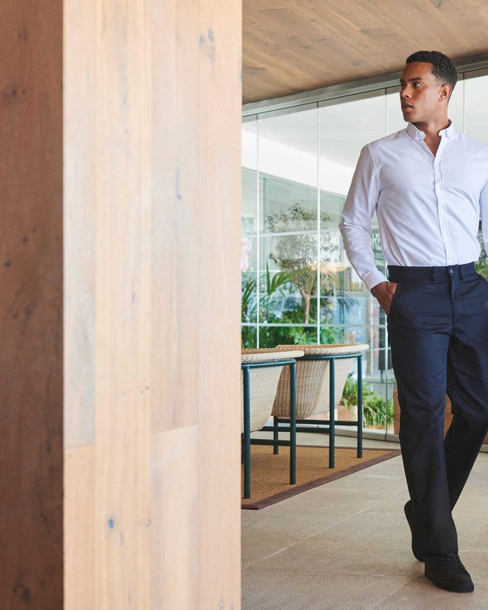 Broeken HENBURY Men's 65/35 Flat Fronted Chino Trousers voor bedrukking &amp; borduring