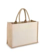 4DO Jute-Baumwolle Tragetasche OEKO-TEX® 42,5 x 19 x 32cm 320g/m² Tote Bags personalisierbar
