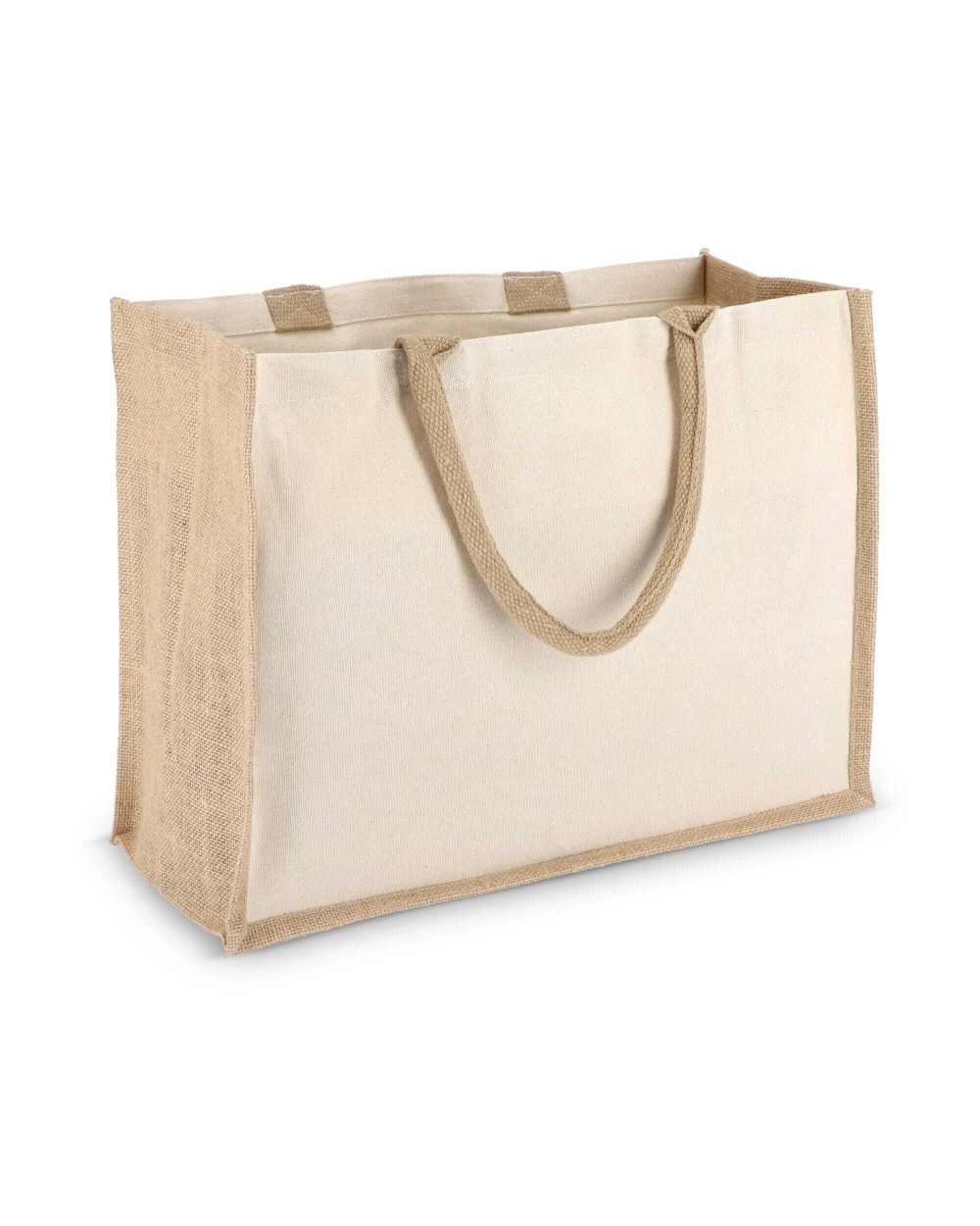 Tote bags personnalisable 4DO Jute-Cotton Sac fourre-tout OEKO-TEX® 42,5 x 19 x 32cm 320g/m²
