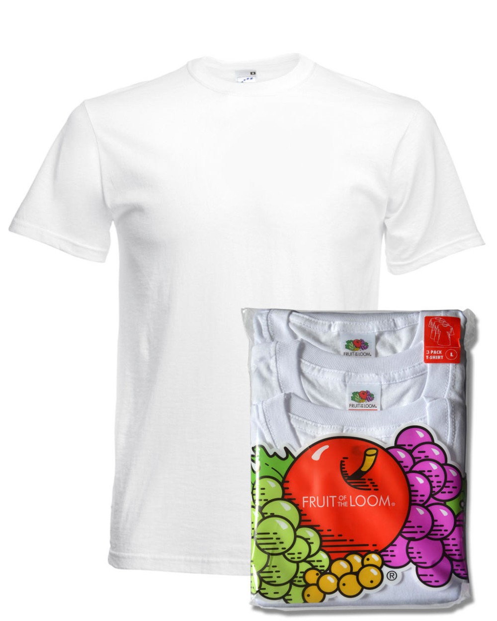 FOL Fruit Underwear T 3 Pack T-Shirts personalisierbar