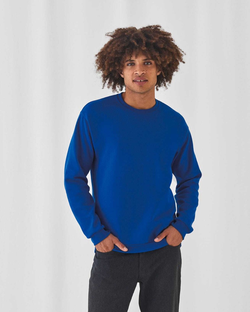 Sweaters & hoodies B&C ID.202 Sweater ronde hals voor bedrukking &amp; borduring