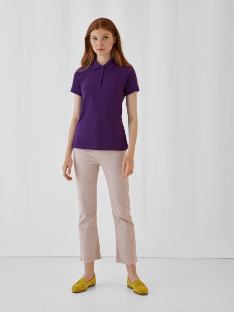 Polos à personnaliser B&C SAFRAN PURE WOMEN 