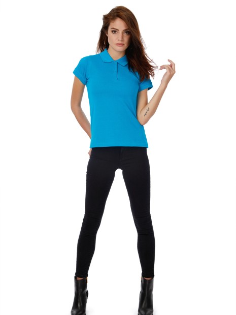 Polos à personnaliser B&C SAFRAN PURE WOMEN 