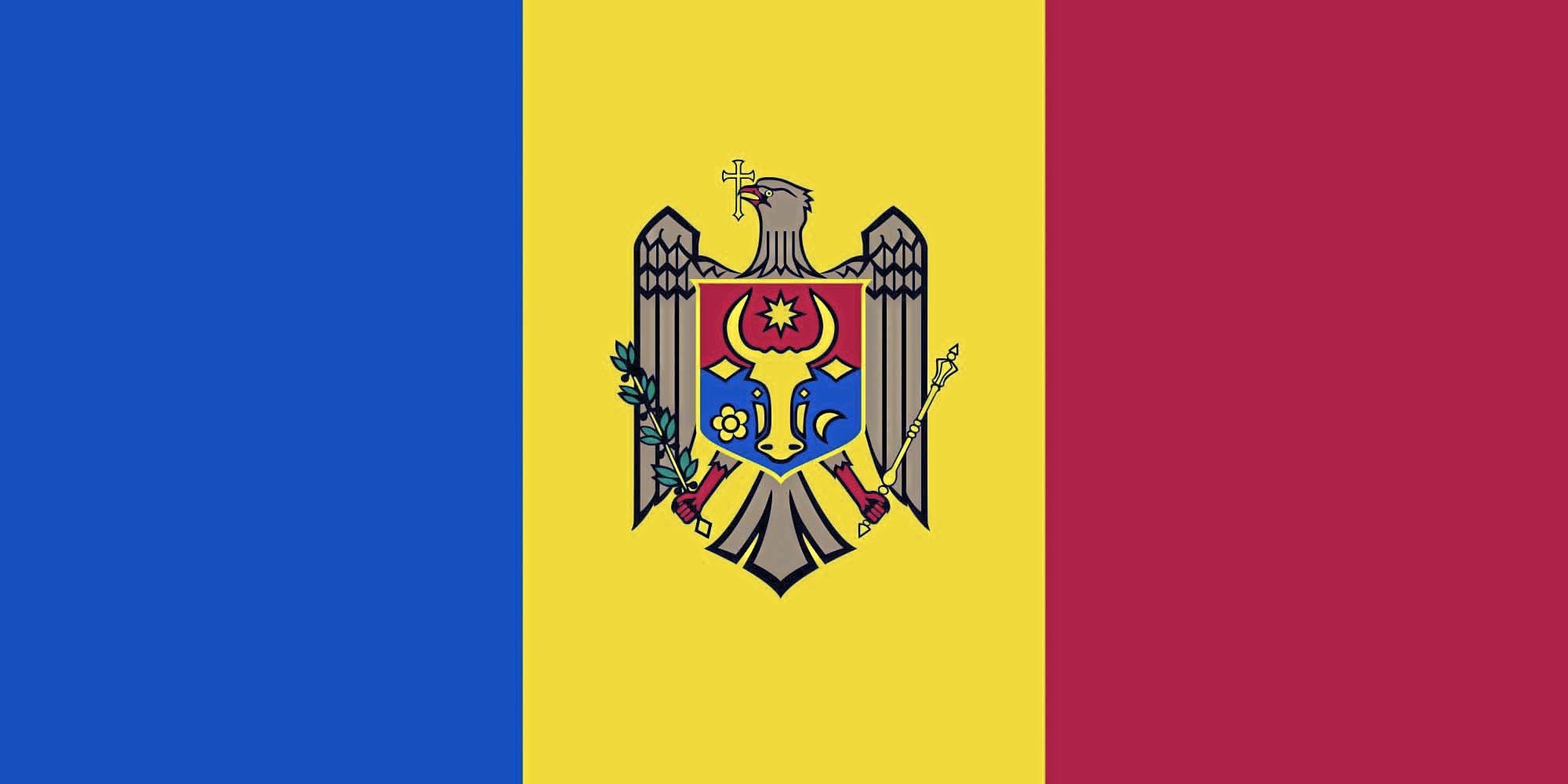 Benodigdheden PRINTWEAR Flag Moldova voor bedrukking &amp; borduring