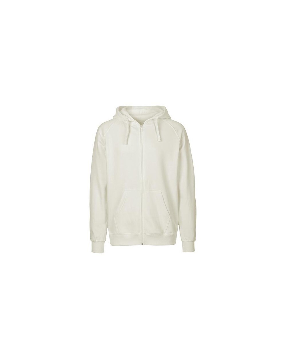 NEUTRAL MENS HOODIE WITH ZIP Sweatshirts personalisierbar