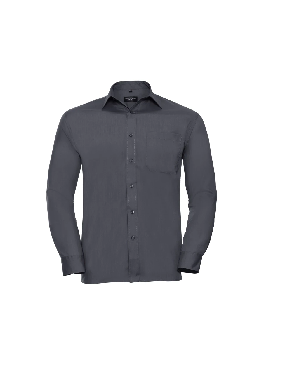 Chemises personnalisable RUSSELL Chemise homme popeline polycoton manches longues