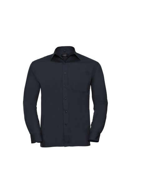 RUSSELL Chemise homme popeline polycoton manches longues /api/colors/b68891a9-1d28-4f7a-8deb-775c45027afd personnalisable