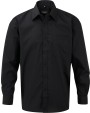 RUSSELL Men's Ls Polycotton Popelinehemd Hemden personalisierbar