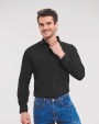RUSSELL Men's Ls Polycotton Popelinehemd Hemden personalisierbar