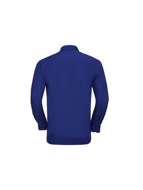 RUSSELL Chemise homme popeline polycoton manches longues /api/colors/faa09971-d6a0-46cd-b5b3-d674b3aba32b personnalisable