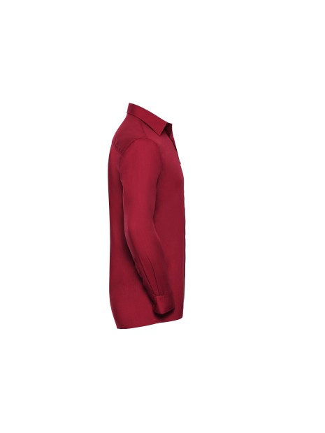 RUSSELL Chemise homme popeline polycoton manches longues /api/colors/f7def30f-cf00-4a4e-8048-9f030f6d3017 personnalisable