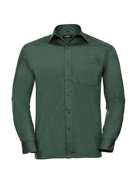 RUSSELL Chemise homme popeline polycoton manches longues /api/colors/703c36ed-7cf8-4ab1-a432-f578ca5c6bbd personnalisable