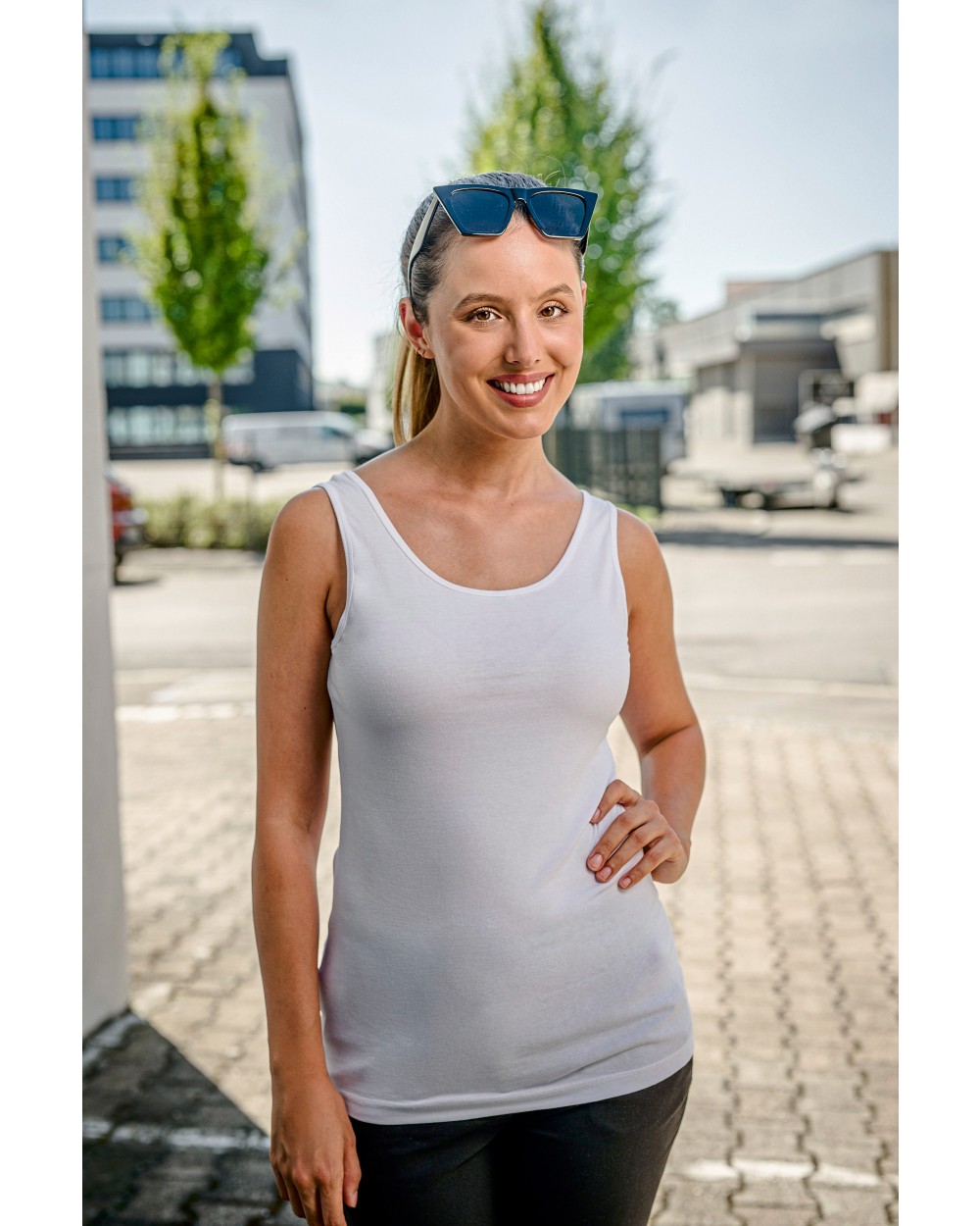 T-shirts HRM Women´s Premium Tanktop voor bedrukking &amp; borduring