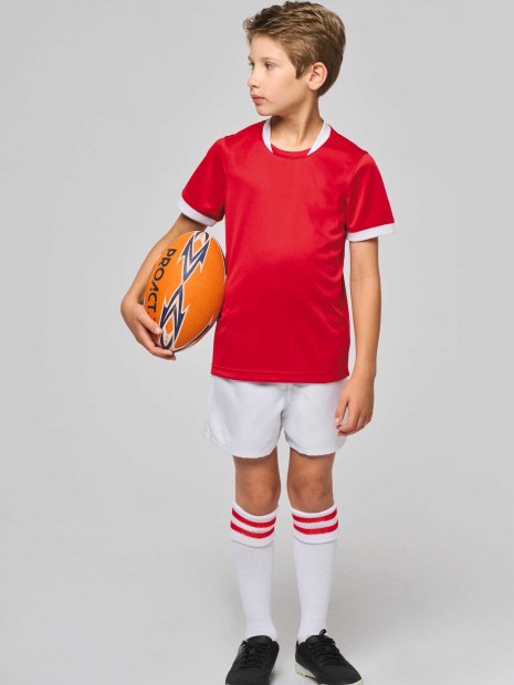 T-Shirts à personnaliser PROACT Maillot de rugby manches courtes enfant 