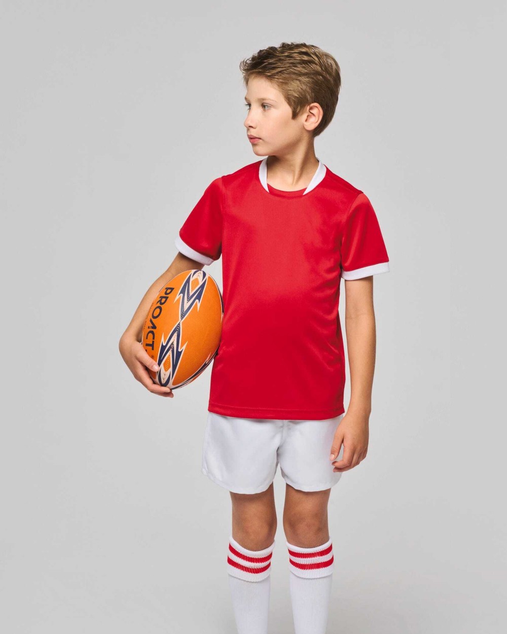 PROACT Rugby-Trikot mit kurzen Ärmeln für Kinder T-Shirts personalisierbar