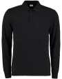 KUSTOM KIT Mens Piqué Polo Shirt Long Sleeve Poloshirts personalisierbar