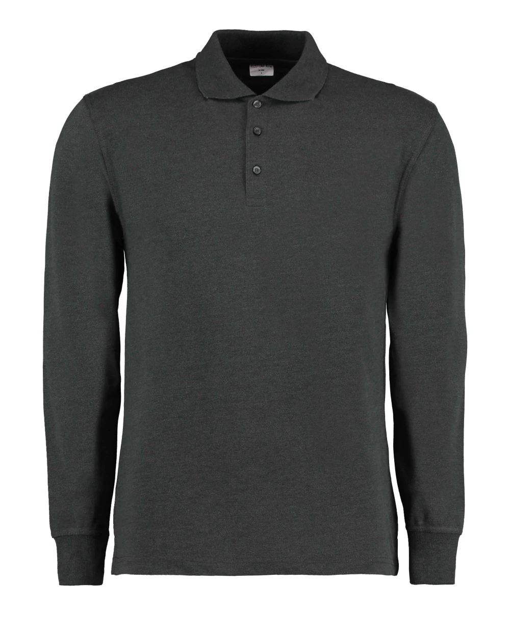 KUSTOM KIT Mens Piqué Polo Shirt Long Sleeve Poloshirts personalisierbar