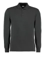 KUSTOM KIT Mens Piqué Polo Shirt Long Sleeve Poloshirts personalisierbar