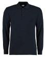 KUSTOM KIT Mens Piqué Polo Shirt Long Sleeve Poloshirts personalisierbar
