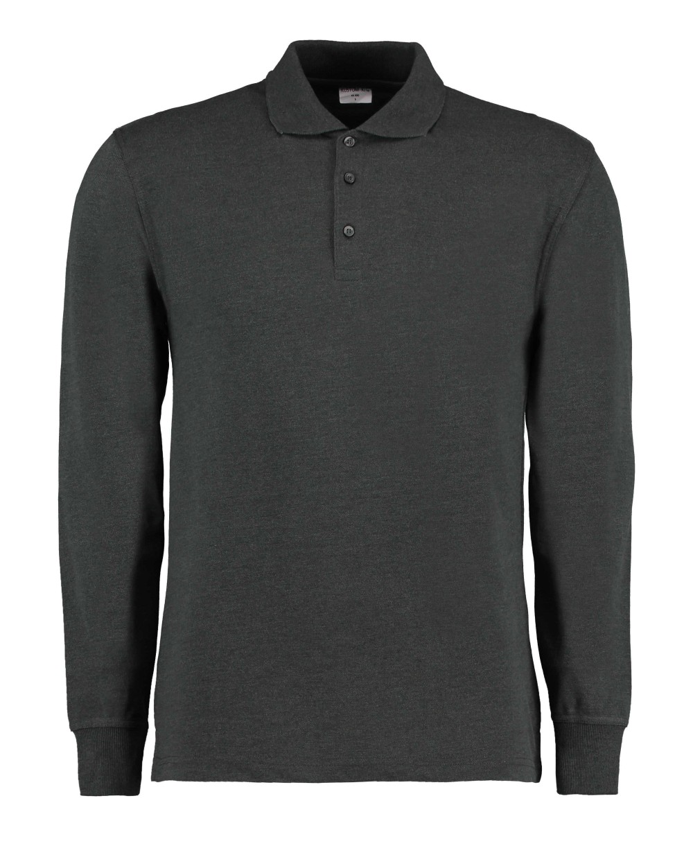 KUSTOM KIT Mens Piqué Polo Shirt Long Sleeve Poloshirts personalisierbar