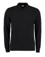 KUSTOM KIT Mens Piqué Polo Shirt Long Sleeve Poloshirts personalisierbar