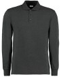 KUSTOM KIT Mens Piqué Polo Shirt Long Sleeve Poloshirts personalisierbar