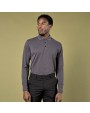 KUSTOM KIT Mens Piqué Polo Shirt Long Sleeve Poloshirts personalisierbar