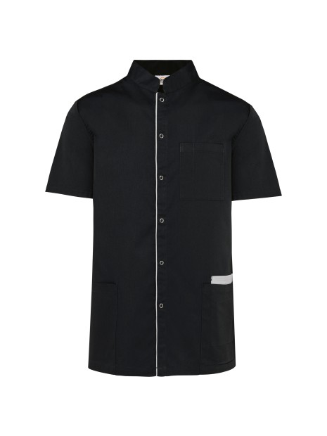 WK. DESIGNED TO WORK Blouse polycoton avec boutons-pression homme /api/colors/b9fdad4a-5e94-45cb-8c03-c08b349b28c3 personnalisable