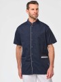 Tabliers à personnaliser WK. DESIGNED TO WORK Blouse polycoton avec boutons-pression homme 