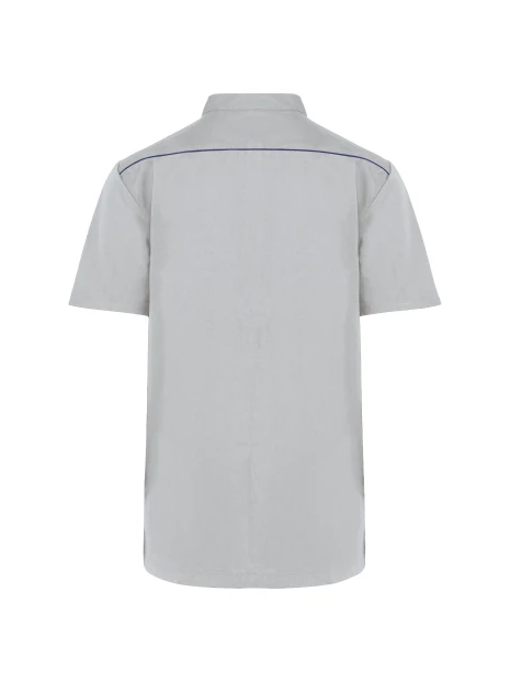 WK. DESIGNED TO WORK Blouse polycoton avec boutons-pression homme /api/colors/b8c3da1f-f409-43cb-b759-5e63471e125b personnalisable