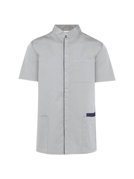 WK. DESIGNED TO WORK Blouse polycoton avec boutons-pression homme /api/colors/b8c3da1f-f409-43cb-b759-5e63471e125b personnalisable