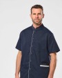 WK. DESIGNED TO WORK Herrenkittel aus Baumwollpolyester mit Druckknöpfen Schürzen personalisierbar