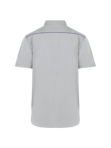 WK. DESIGNED TO WORK Blouse polycoton avec boutons-pression homme /api/colors/b8c3da1f-f409-43cb-b759-5e63471e125b personnalisable