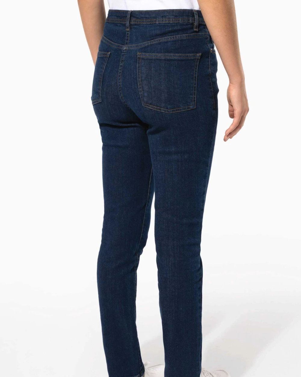 KARIBAN Damen Basic Jeanshose Hosen personalisierbar