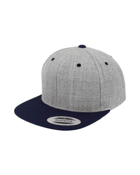 Petjes FLEXFIT Classic snapbackpet in twee kleuren voor bedrukking &amp; borduring