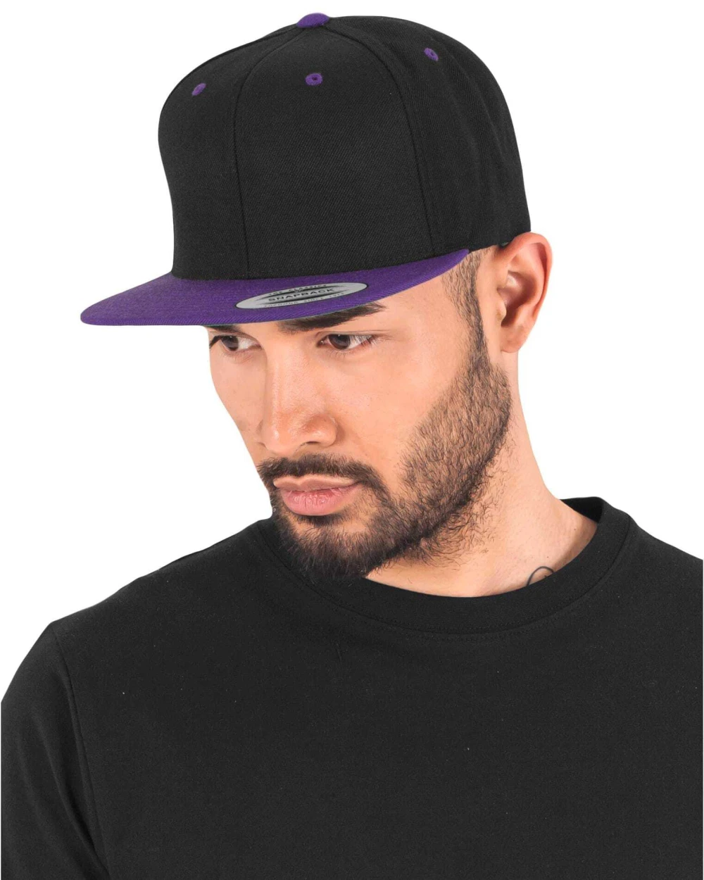 FLEXFIT Zweifarbige Classic Snapback Cap Kappen personalisierbar