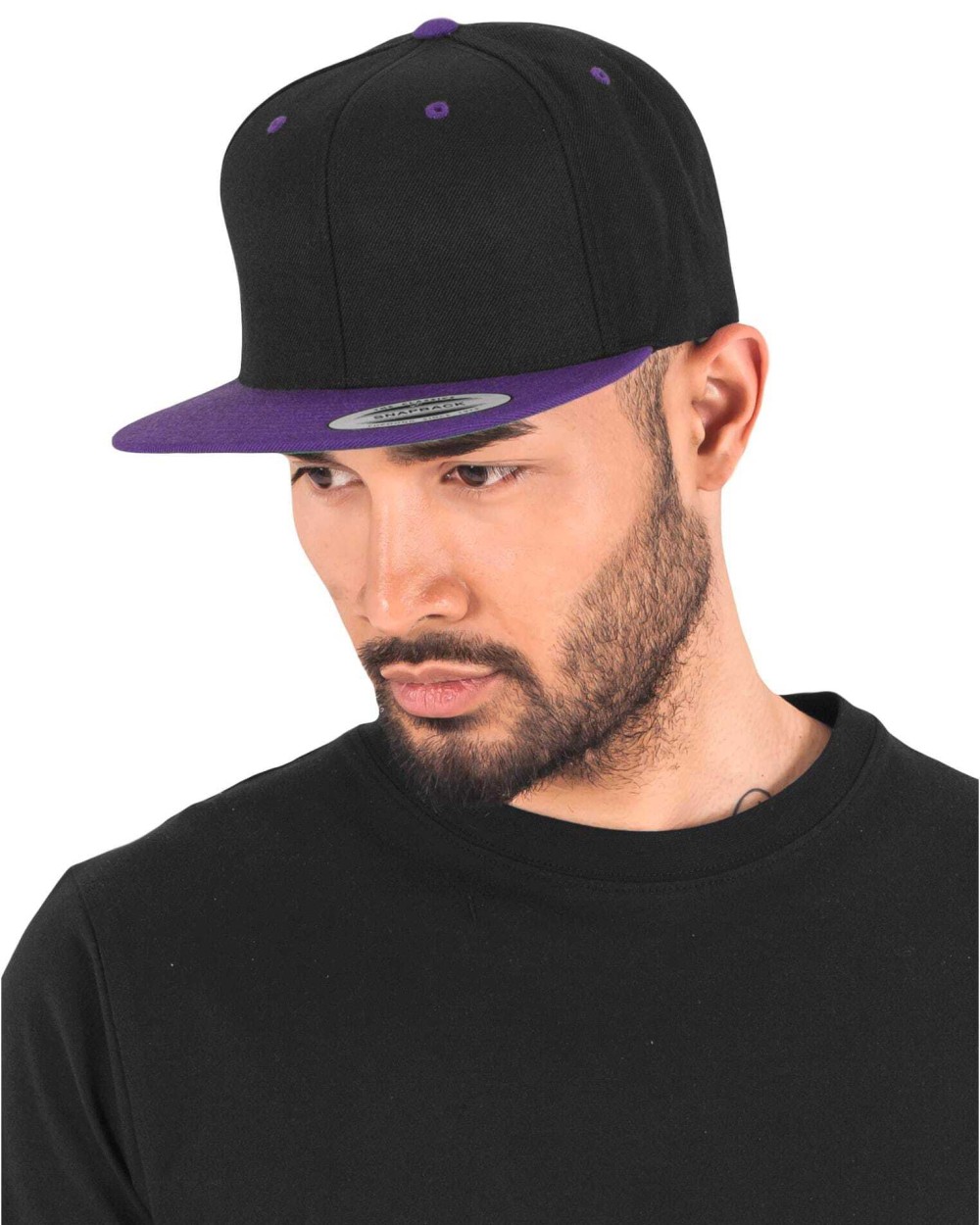 FLEXFIT Zweifarbige Classic Snapback Cap Kappen personalisierbar